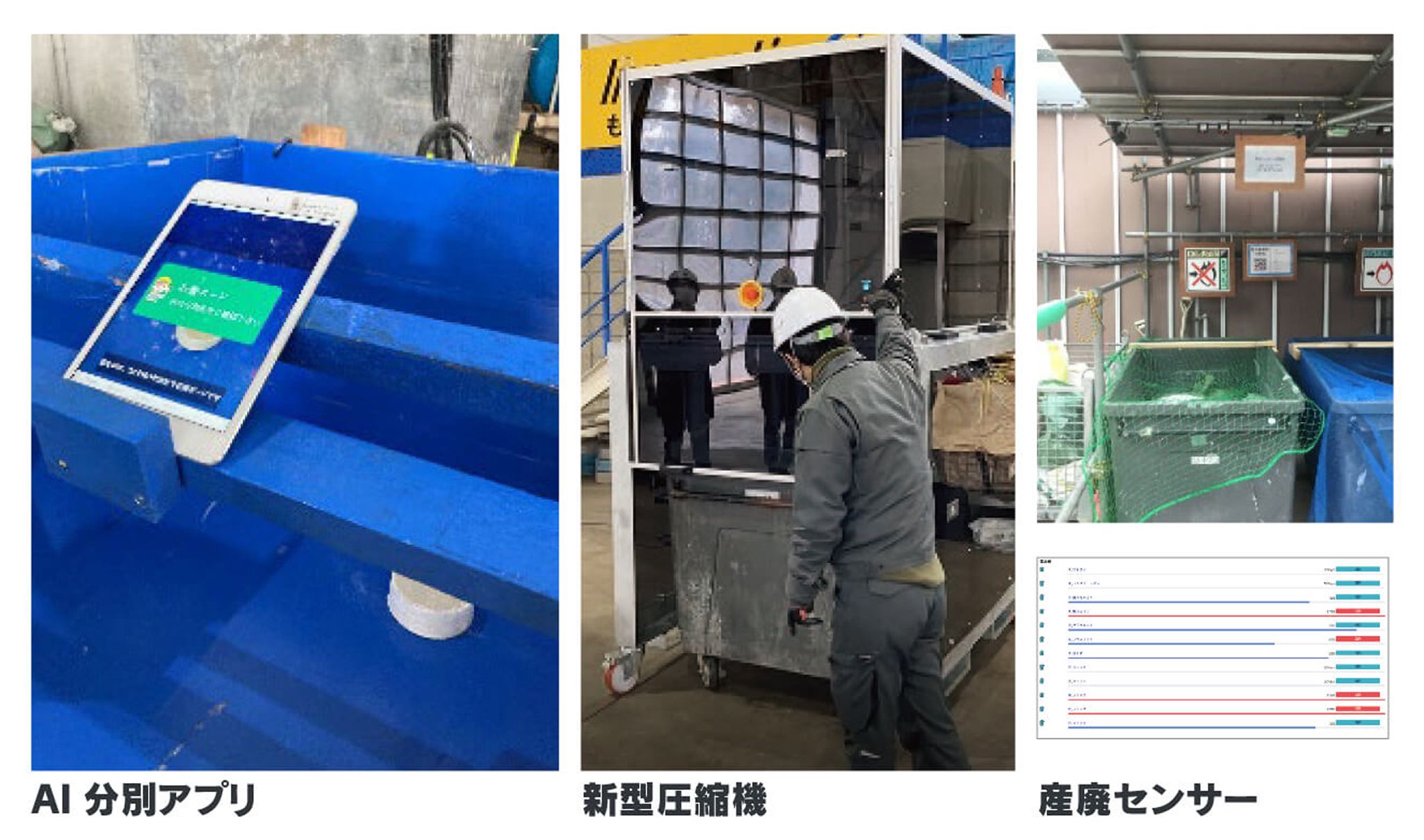 作業所にて排出される産業廃棄物の処理の効率化
